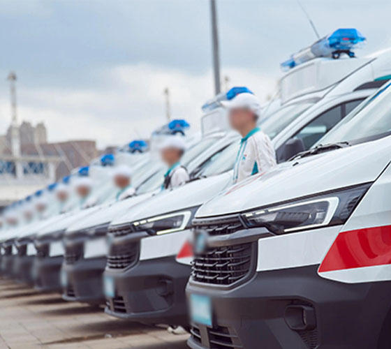 乌兰县服务车队展示